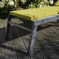 Coussin Pour Bain De Soleil Vert 186 X 53 X 5 Cm -VerdeLuxe 149709cc966c5be8