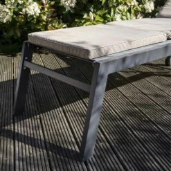 Coussin Bain De Soleil Polyester écru 186x53x5 Cm -VerdeLuxe 1d8d712e55bfa802