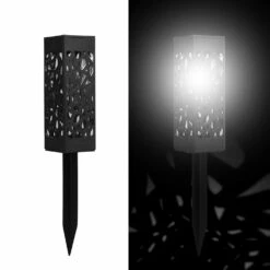 Lot 6 Bornes Solaire à Planter Plastique Noir 8 Lot 6 Bornes Solaire à Planter Plastique Noir -VerdeLuxe 2e05f73df008d945