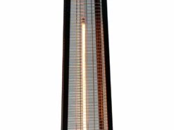 Chauffage électrique Radiant En Fibre De Carbone "volcano" - 2000w - Noir -VerdeLuxe 3eb5d6a1b7843052