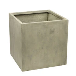 Cube Jin, Gris Ciment L. 60 X L. 60 X H. 60 Cm -VerdeLuxe 418307 001