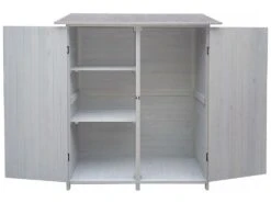 Armoire De Jardin "espacio" - 140 X 49 X 162 Cm - Anthracite -VerdeLuxe 62344f958c4185.17018760