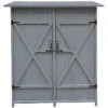 Armoire De Jardin "espacio" - 140 X 49 X 162 Cm - Anthracite