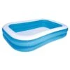 Bestway Piscine Familiale Translucide L 262 L 175cm H 51cm 1 Bestway Piscine Familiale Translucide L 262 L 175cm H 51cm -VerdeLuxe 626907 001