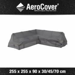 Aerocover Housse De Protection Pour Salon De Jardin D'angle L255 Cm -VerdeLuxe 62b63aee321200.53538952