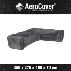 Aerocover Housse De Protection Pour Salon De Jardin D'angle L355 Cm -VerdeLuxe 62b63af223ef07.67907415