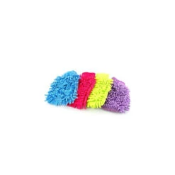 Lot Spécial De 4 Gants Chenille Microfibre Multicolores -VerdeLuxe 6309183f18a930.76277788