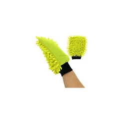 Lot Spécial De 4 Gants Chenille Microfibre Multicolores -VerdeLuxe 6309183f264779.45279445