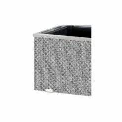 Jardinière En Résine Tressée Avec Réserve D'eau Et Cadre En Aluminium 125 X 39 X -VerdeLuxe 6345bd7d26b698.45888936