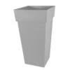 EDA Pot De Fleur Carré Toscane 43 X H.80 Cm - Gris Béton