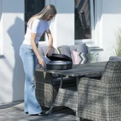 Madison Housse De Meubles D'extérieur 130 X 130 X 85 Cm Gris -VerdeLuxe 6364b90ed32991.89211737