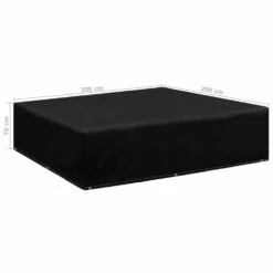 VIDAXL Housse De Salon De Jardin 8 œillets 200x200x70 Cm -VerdeLuxe 6364b919b6c8f6.81591660