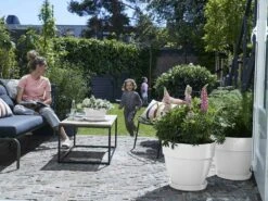 Elho Pot De Fleurs Rond Vibia Campana - ø 47 X H.40 Cm - Blanc -VerdeLuxe 63f55e982cd1e9.15447603