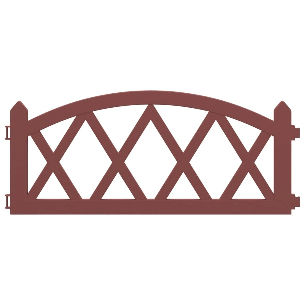 VIDAXL Bordures De Pelouse 17 Pcs Rouge 10 M Pp 6 VIDAXL Bordures De Pelouse 17 Pcs Rouge 10 M Pp – Image 4