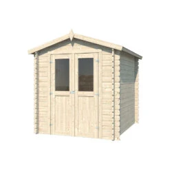 Abri De Jardin En Bois Double Pente Mini 220 X 220 Cm