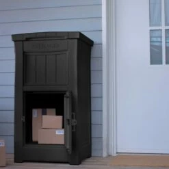 Keter Boîte De Dépôt à Colis Anthracite Ecom -VerdeLuxe 6425d234845670.18335011