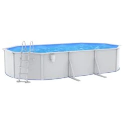VIDAXL Piscine Avec échelle De Sécurité 610x360x120 Cm