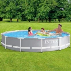 Intex Ensemble De Piscine Prism Frame Premium 366x76 Cm -VerdeLuxe 6426d663118700.42857666