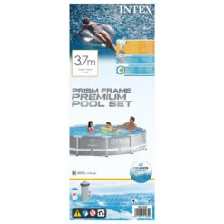 Intex Ensemble De Piscine Prism Frame Premium 366x76 Cm -VerdeLuxe 6426d663297823.38954528