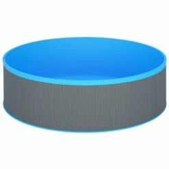 VIDAXL Piscine à éclaboussures Avec échelle à 4 Marches 350x90cm Gris 12 VIDAXL Piscine à éclaboussures Avec échelle à 4 Marches 350x90cm Gris -VerdeLuxe 6426d668d70203.48498971