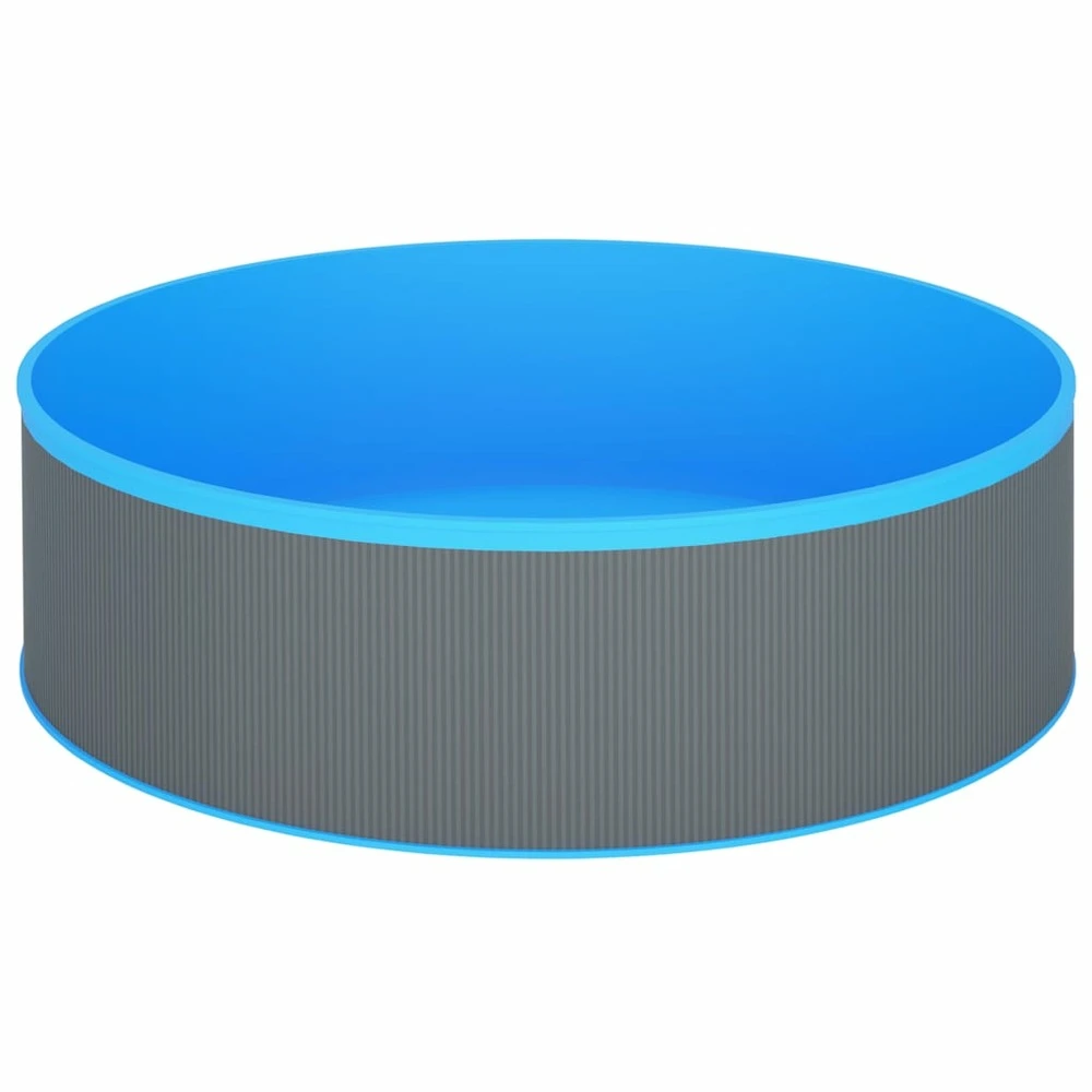 VIDAXL Piscine à éclaboussures Avec échelle à 4 Marches 350x90cm Gris 6 VIDAXL Piscine à éclaboussures Avec échelle à 4 Marches 350x90cm Gris – Image 4