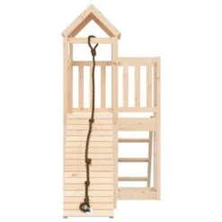 VIDAXL Maisonnette De Jeu Avec Mur D'escalade Bois Massif De Pin -VerdeLuxe 6426d6b8529239.16565967