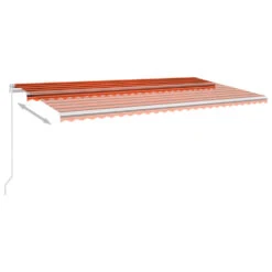 VIDAXL Auvent Automatique Capteur De Vent Et Led 6x3,5 M Orange Marron 13 VIDAXL Auvent Automatique Capteur De Vent Et Led 6x3,5 M Orange Marron -VerdeLuxe 6426dda9109854.13194999