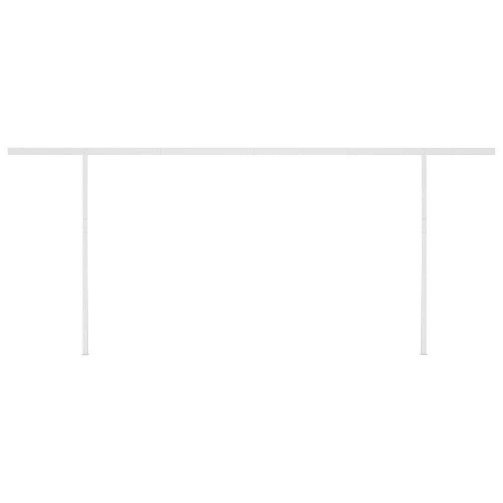 VIDAXL Auvent Automatique Capteur De Vent Et Led 6x3,5 M Orange Marron 9 VIDAXL Auvent Automatique Capteur De Vent Et Led 6x3,5 M Orange Marron – Image 7