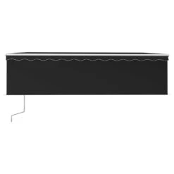 VIDAXL Auvent Automatique Store Capteur De Vent Et Led 5x3m Anthracite -VerdeLuxe 6426ddc7ebedd4.36638288