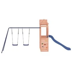 VIDAXL Maisonnette De Jeu Toboggan Et Balançoires Bois Massif Douglas -VerdeLuxe 643029d4a176d3.09157622