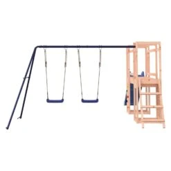 VIDAXL Maisonnette De Jeu Et Toboggan échelle Balançoires Bois Douglas -VerdeLuxe 64302a265d5086.49506454
