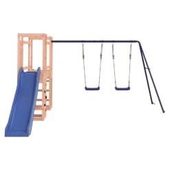 VIDAXL Maisonnette De Jeu Et Toboggan échelle Balançoires Bois Douglas -VerdeLuxe 64302a266651c1.42358773
