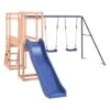 VIDAXL Maisonnette De Jeu Et Toboggan échelle Balançoires Bois Douglas -VerdeLuxe 64302a266ee233.68828567