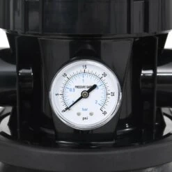 VIDAXL Filtre à Sable De Piscine Avec Vanne 6 Voies Noir -VerdeLuxe 64351679598a16.11420059