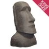 Statue Jardin Moaï (grand Format) - Gris Anthracite 150 Cm -VerdeLuxe 6435a4c3b86ba2.74013700
