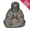 Statue Jardin Moine Bouddhiste Assis (grand Format) - Gris 30 Cm 1 Statue Jardin Moine Bouddhiste Assis (grand Format) - Gris 30 Cm -VerdeLuxe 6435a4fdd75c79.65450092