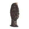 Statue Demi-visage Métal Mosaïque 101 Cm - Gris Anthracite