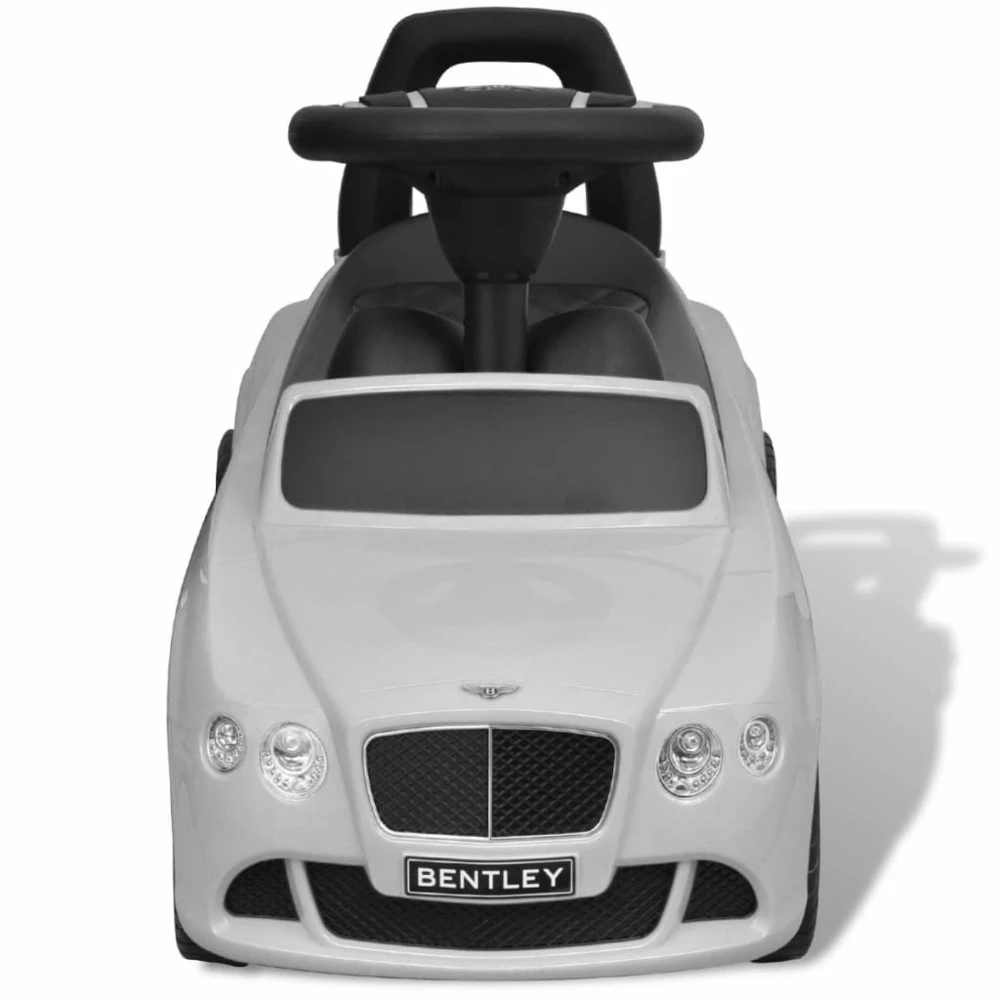 VIDAXL Voiture à Pousser Par Pied Pour Enfants Bentley Blanc 4 VIDAXL Voiture à Pousser Par Pied Pour Enfants Bentley Blanc – Image 2