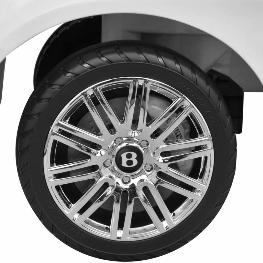 VIDAXL Voiture à Pousser Par Pied Pour Enfants Bentley Blanc 7 VIDAXL Voiture à Pousser Par Pied Pour Enfants Bentley Blanc – Image 5