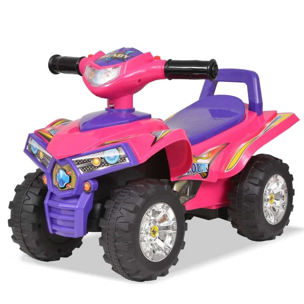 VIDAXL Vtt Pour Enfants Avec Son Et Lumière Rose Et Violet 3 VIDAXL Vtt Pour Enfants Avec Son Et Lumière Rose Et Violet
