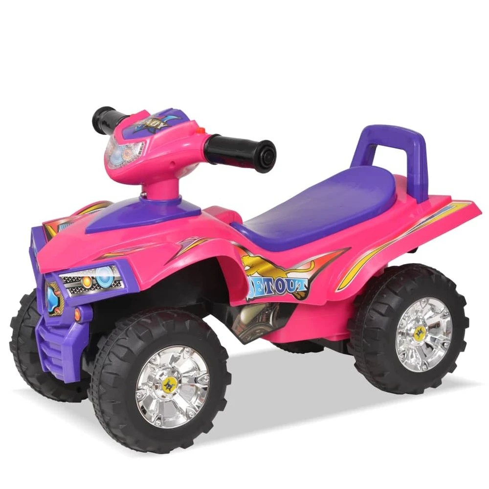 VIDAXL Vtt Pour Enfants Avec Son Et Lumière Rose Et Violet 5 VIDAXL Vtt Pour Enfants Avec Son Et Lumière Rose Et Violet – Image 3