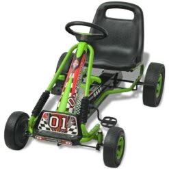 VIDAXL Kart à Pédale Avec Siège Ajustable Vert 10 VIDAXL Kart à Pédale Avec Siège Ajustable Vert -VerdeLuxe 643881a8a40a72.91140816