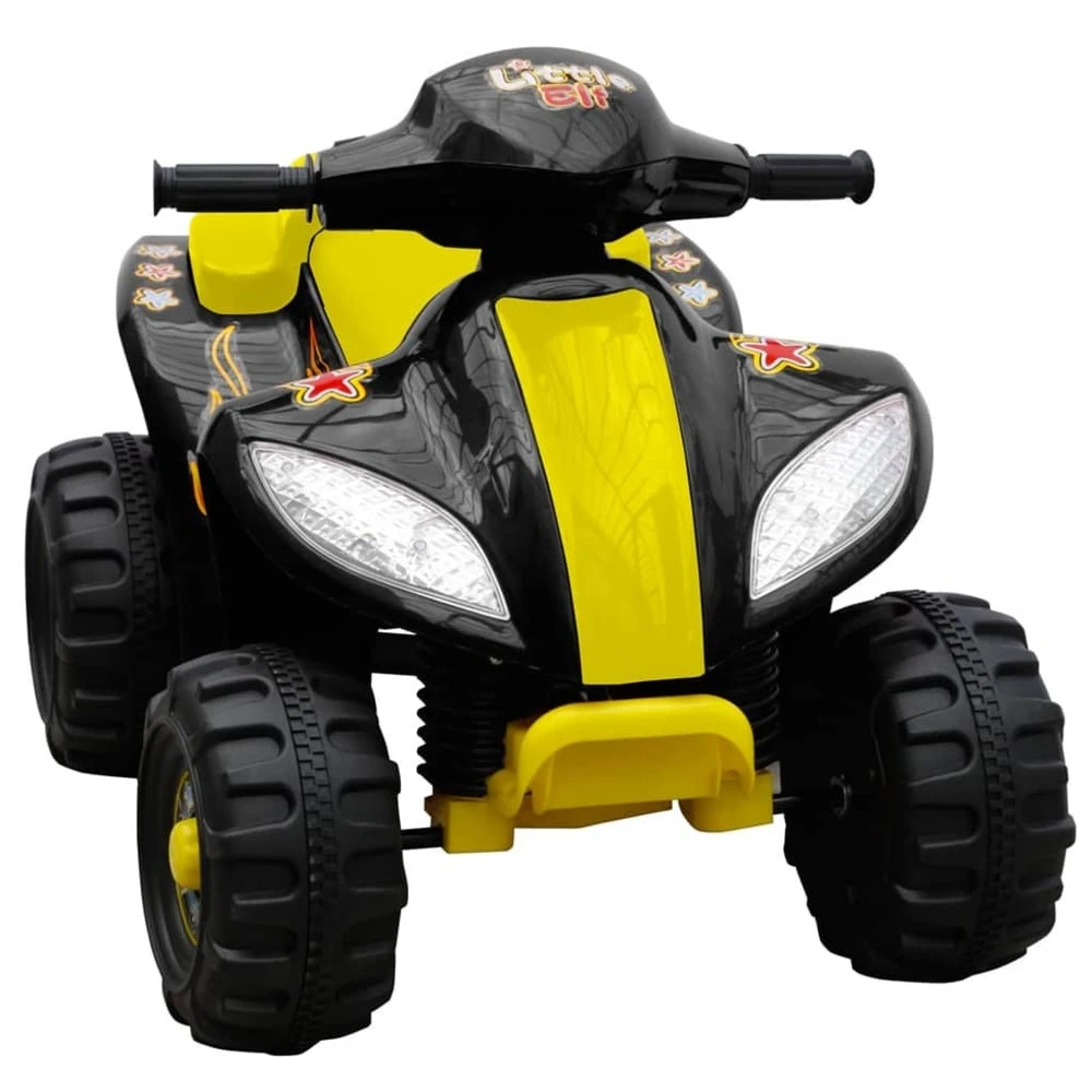 VIDAXL Quad électrique Pour Enfants Jaune Et Noir 3 VIDAXL Quad électrique Pour Enfants Jaune Et Noir