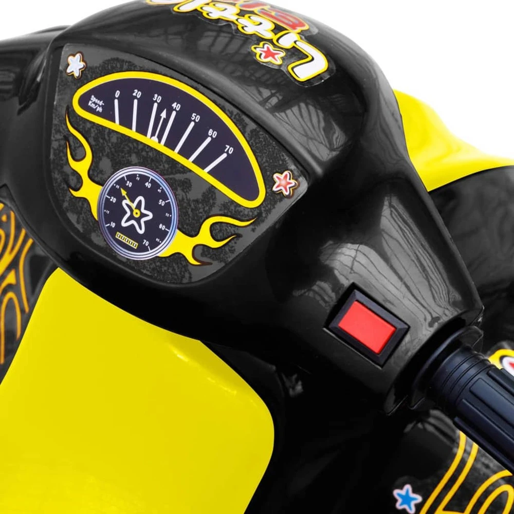 VIDAXL Quad électrique Pour Enfants Jaune Et Noir 7 VIDAXL Quad électrique Pour Enfants Jaune Et Noir – Image 5