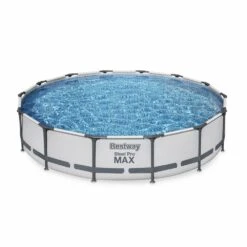 Piscine Tubulaire Bestway - Peridot 14.5m² Grise- Piscine Ronde ø4.3m Avec Pompe De Filtration Et Cartouche Filtrante Piscine Hors -VerdeLuxe 6446746e000087.55914196