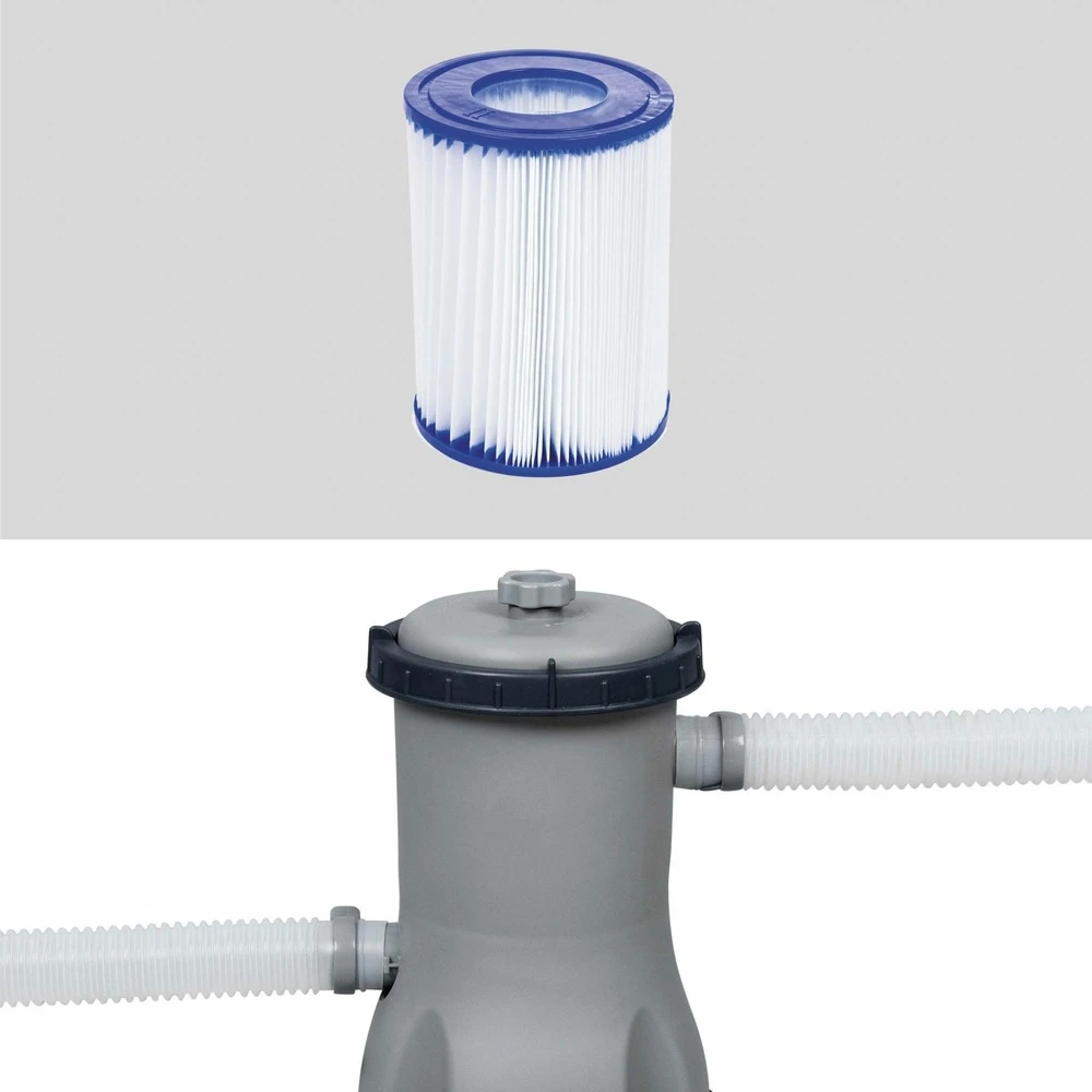 Piscine Gonflable Hors Sol Aral Imitation Rotin. Ronde 396x84cm Avec Pompe De Filtration. Filtre à Cartouche Et Cartouche Filtrante 6 Piscine Gonflable Hors Sol Aral Imitation Rotin. Ronde 396x84cm Avec Pompe De Filtration. Filtre à Cartouche Et Cartouche Filtrante – Image 4