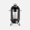 Barbecue Fumoir Au Charbon De Bois ø44cm – Jacques – Smoker Premium Avec Aérateurs. Fumoir. Gril. Boite De Fumage. Noir