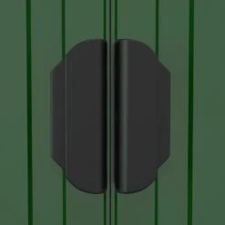 VIDAXL Abri De Jardin Vert 192x523x223 Cm Acier Galvanisé -VerdeLuxe 645583cde412a5.44992526