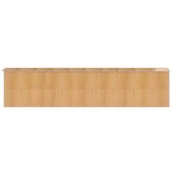 VIDAXL Abri De Jardin Marron Clair 192x855x223 Cm Acier Galvanisé -VerdeLuxe 645583d4d71894.97073674