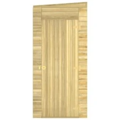 VIDAXL Abri De Stockage De Jardin 100x210x218 Cm Bois De Pin Imprégné -VerdeLuxe 64558436ed6958.35314700
